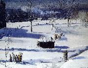 George Wesley Bellows Blue Snow the Battery Sweden oil painting artist
